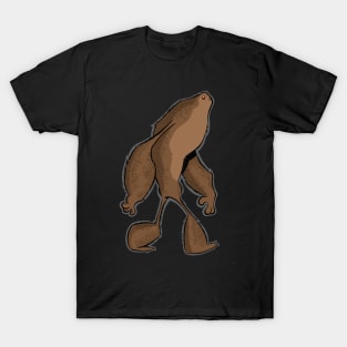 Red-Eyed Alien Theory Bigfoot T-Shirt